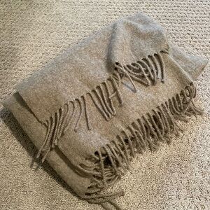 Cozy Fringe Wool Scarf